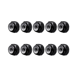 10Pcs M2 Manual Knurled Thumb Aluminum Alloy Screw Nut Spacer Flat Washer