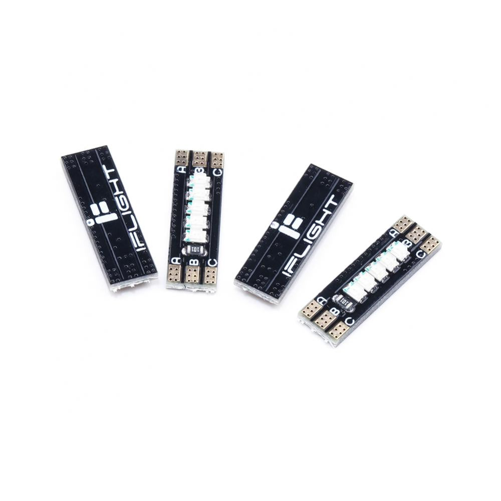 4 PCS iFlight 2-4S RGB LED Strip Light 5 Bits Red Bule Green for RC Drone FPV Racing 