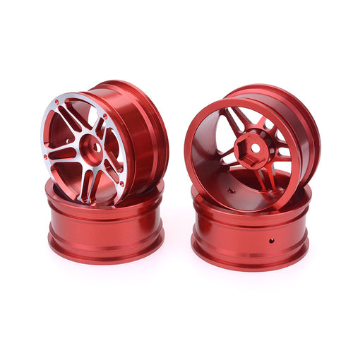 Aluminium Alloy 1.9inch Rc Car Wheel Hubs For 1/10 Drift Car Crawler Truck Axial Scx10 Trx4 Trx4 D9 Hsp Hpi Team Losi Hongnor Kyosho Tamiya LRP 