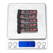 5Pcs URUAV 3.8V 250mAh 40C/80C 1S Lipo Battery PH1.25 Plug for RC Drone