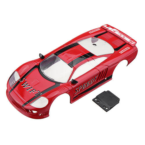 Firelap Sports Car RC Car Body Shell For 1/28 Das87 Wltoys Mini-Q RC Model Vehicle Red 