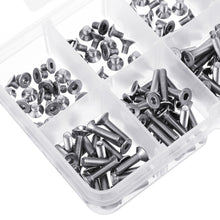200Pcs M3 304 Stainless Steel DIN7991 Flat Head Screw Countersunk Hex Socket Cap Bolt for RC Model