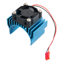 RC Car Motor Radiator With Cooling Fan For 1/10 HSP RC Car 540 550 3650 Motor