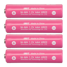 4Pcs ISDT 1.5V 850mAh Rechargeable AAA Lipo Battery for ISDT C4 N8 Charger