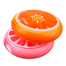 7 Slots Round Storage Tool Box Screw Nut Orange Pink Color Box