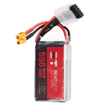 BT 14.8V 550mAh 75C 4S Lipo Battery XT30 Plug for FPV RC Drone