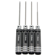 4Pcs AZLRC ONERC Hex Driver H1.5/H2.0/H2.5/H3 Screwdriver Tool Set Black