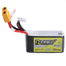 TATTU R-Line 11.1V 850mAh 95C 3S Lipo Battery XT60 Plug for 100mm to 180mm Multirotor FPV  