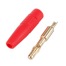 Amass 4mm Banana Bullet Connector Plug With Black/Red Color Rubber Sheath for Adapter Cable