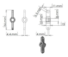 DYS RTM10 Motor Bullet Cap Aluminum Quick Release Wrench Tool for 4MM 5.5MM 8MM 10MM Screw Nuts