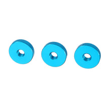 10Pcs M6 Manual Knurled Thumb Aluminum Alloy Screw Nut Spacer Flat Washer