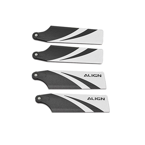 ALIGN Carbon Fiber Helicopter Tail Blade 65/69/70/74/78/90/95/105/106mm For RC Helicopter