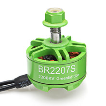 Racerstar 2207 BR2207S Green Edition 1600KV 2200KV 2500KV 3-6S Brushless Motor For RC Drone Frame