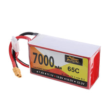 ZOP Power 14.8V 7000mAh 65C 4S Lipo Battery XT60 Plug for RC Racing Drone