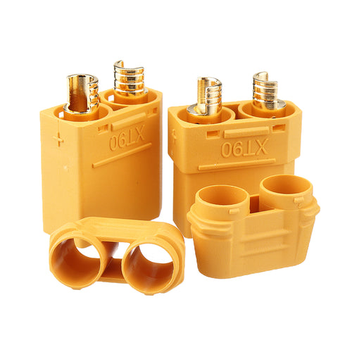 1Pair Amass XT90H Male & Female Plug Connectors Adapter Plug for RC Model Lipo Battery 