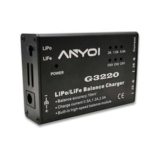 HJ G3220 2A DC Battery Balance Charger with 12V 2A Power Supply Adapter for 2-3S Lipo Battery