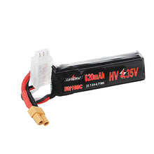URUAV 7.6V 620mAh 50C/100C 2S HV 4.35V Lipo Battery XT30 Plug for FPV RC Drone