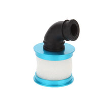 Upgrade RC Car Parts Blue Alum Capped Air Filter Cover for 94102/94106/94108 HSP 1/10 Nitro Car