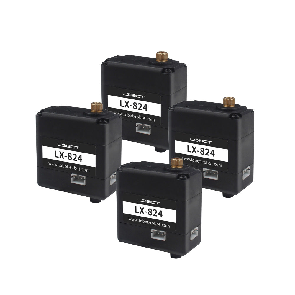 4PCS LOBOT LX-824 17kg Bus Serial Date Feedback Metal Gear Digital Servo For RC Robot