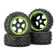 4PCS Rovan 85243 Front Rear Tires & Wheels for 1/5 HPI KM Baja 5B RC Car Parts