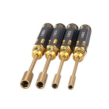 4 PCS HSS Titanium M2 M3 M4 M5 Hexagonal Screwdriver with Socket for RC Drone