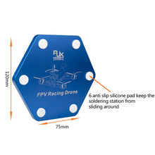 RJXHOBBY USB RJX2976BLU LED Light Helping Hands Magnifier Station Blue Color for Soldering