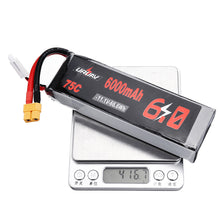 URUAV 11.1V 6000mAh 75C 3S Lipo Battery XT60 Plug for RC Quadcopter Car 