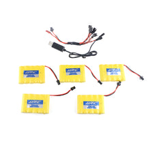 5PCS JJRC Q64 700MAH 5C 6V Lipo Battery w/ 1Pc USB Line w/DYX-0009 For Q63 Q64 NB2803 RC Car