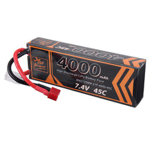 ZOP Power 7.4V 4000mAh 45C 2S Lipo Battery T Plug for RC Car