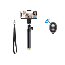 Multifunctional bluetooth Control Aluminum Alloy Extension Rod With Tripod Gimbal Stabilizer For GoPro Action Camera Gopro Mobile Phone