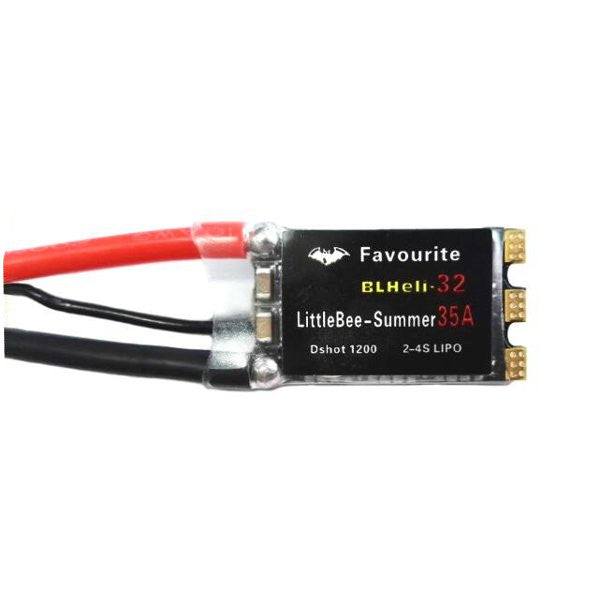 Favourite FVT LittleBee Summer 35A 2-4S BLHeli_32 FPV Racing Brushless ESC Dshot1200 Ready for RC Drone