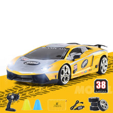 JHL 1/16 2.4G 4WD Drift Rc Car Titanium Alloy Shell with LED Light Racing Toys