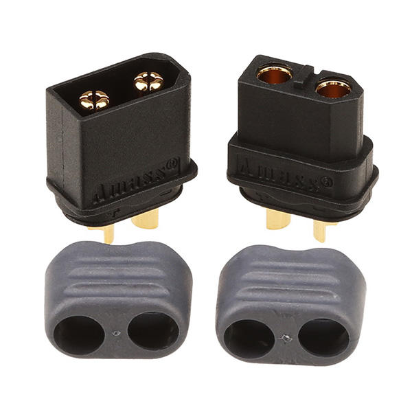 Amass XT60H Plug Connector Black With Sheath Housing Male & Female 1 Pair