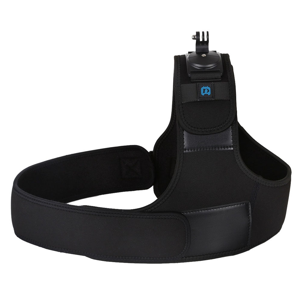 PULUZ Neoprene Dual & Single Shoulder Strap Adjustable Chest Belt Mount for GoPro HERO 8 Black 7 6 /5 DJI OSMO Action Xiaoyi Action Camera