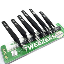 VETUS ESD10-15 Anti-static Stainless Steel Tweezer Set for RC Helicopter Repair Tools Kit