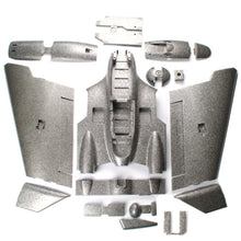 EPP Middle Fuselage & Main Wing & Wingtips & Hatch Cover Full Set Spare Part For Reptile Harrier S1100 Gray FPV RC Airplane 
