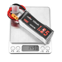 URUAV 18.5V 1250mAh 100C 5S Lipo Battery XT60 Plug for FPV RC Drone