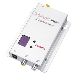 Partom 1.2G 12CH 200mW Wireless FPV Transmitter With Fox-R02 12CH FPV Receiver Combo For RC Drone Airplane Long Range
