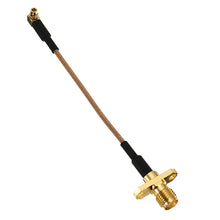 Turbowing MMCX to SMA/RP-SMA Female Flange FPV Antenna Extension Cord