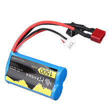 PXtoys 7.4V 1500mAh 15C 2S T Plug Lipo Battery for 9200 9202 1/12 Rc Car Parts PX9200-46