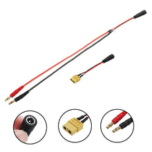 4.0mm Banana XT60 Plug  to FatShark FPV Goggles Lipo Battery Charging Cable for iMax B6 Charger 