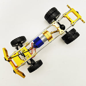 1/16 Upgraded Metal RC Car Chassis Unassembled Kit for Off-Road Truck Vehicles DIY Parts 