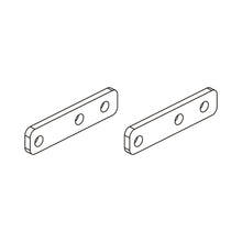 2PCS OMPHOBBY M2 RC Helicopter Parts Carbon Fiber Strength Main Frame Front Board