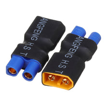 5Pcs URUAV EC3 Female to XT60 Male Plug Adapter Connectors Kit with Silicone Wire Heat Shrink Tube