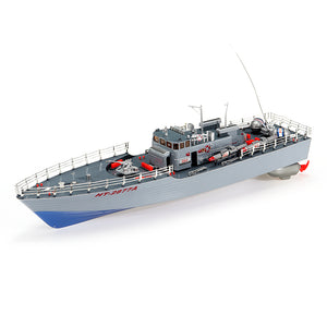 1/115 2.4G EHT-2877 Missile Destroyer RC Boat 4km/h With Two Motor And Light Vehicle Models