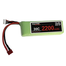 Feilun 14.8V 2200mAh 30C 4S1P Lipo Battery T Plug for FT011 2.4G Brushless Rc Boat Parts