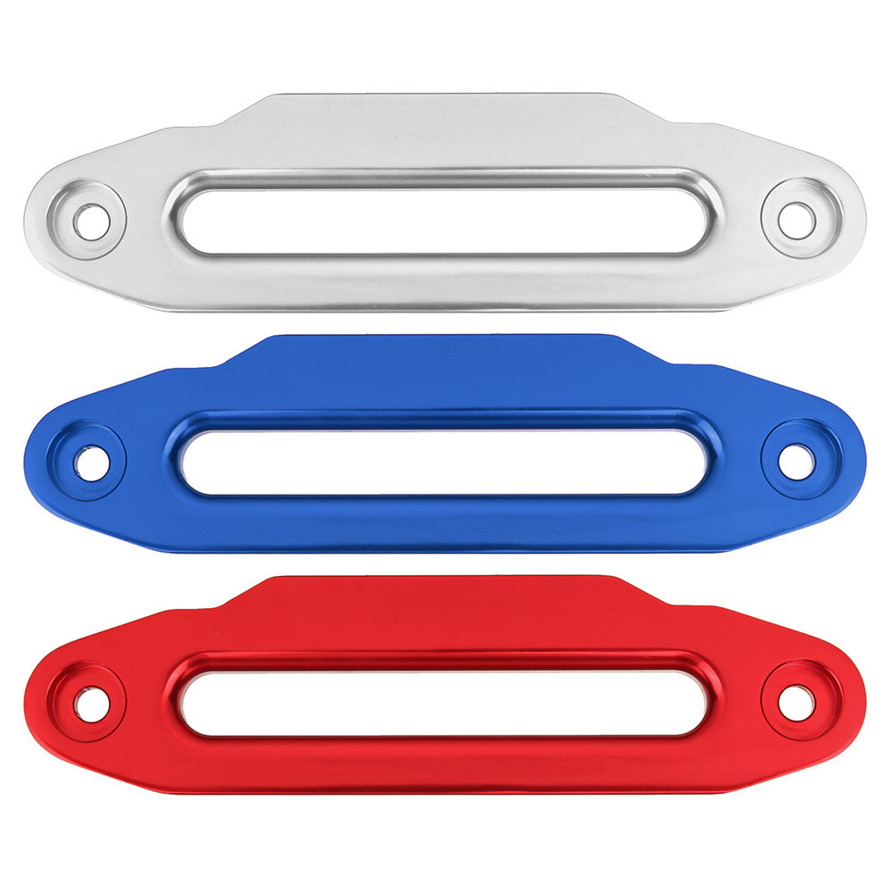 254mm Anodised Alloy Hawse Fairlead Winch Synthetic Dyneema Rope 4WD C0067 RC Car Parts