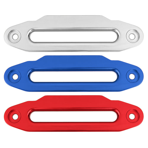 254mm Anodised Alloy Hawse Fairlead Winch Synthetic Dyneema Rope 4WD C0067 RC Car Parts