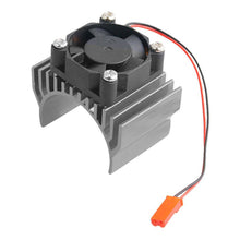 RC Car Motor Radiator With Cooling Fan For 1/10 HSP RC Car 540 550 3650 Motor