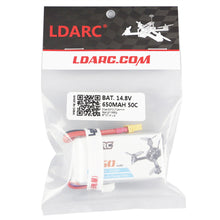 LDARC 14.8V 650mAh 50C 4S Lipo Battery Electric Quantity Prompt For LDARC 130GTI ET125